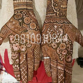 Bridal mehandi design in delhi